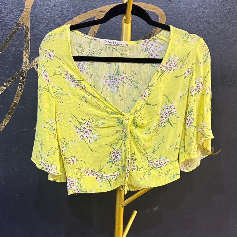 Liberty Lemon Floral Blouse